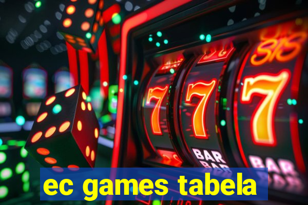 ec games tabela