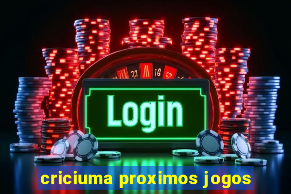 criciuma proximos jogos