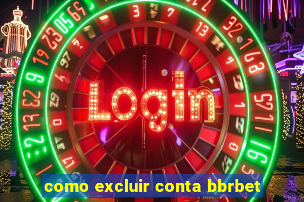 como excluir conta bbrbet