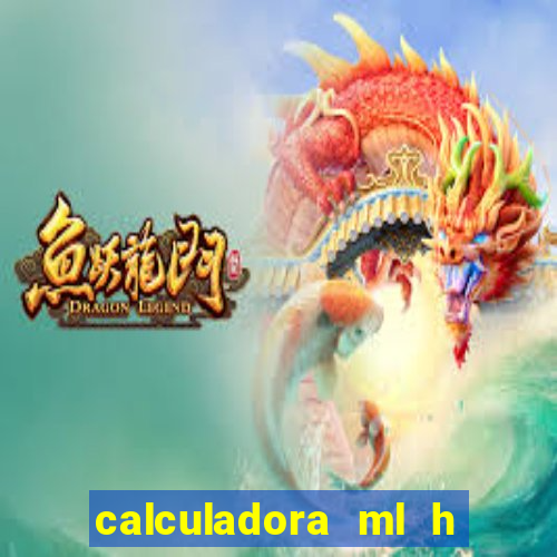 calculadora ml h para mcg kg min